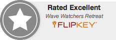 Rated Excellent on Flip-Key TripAdvisor